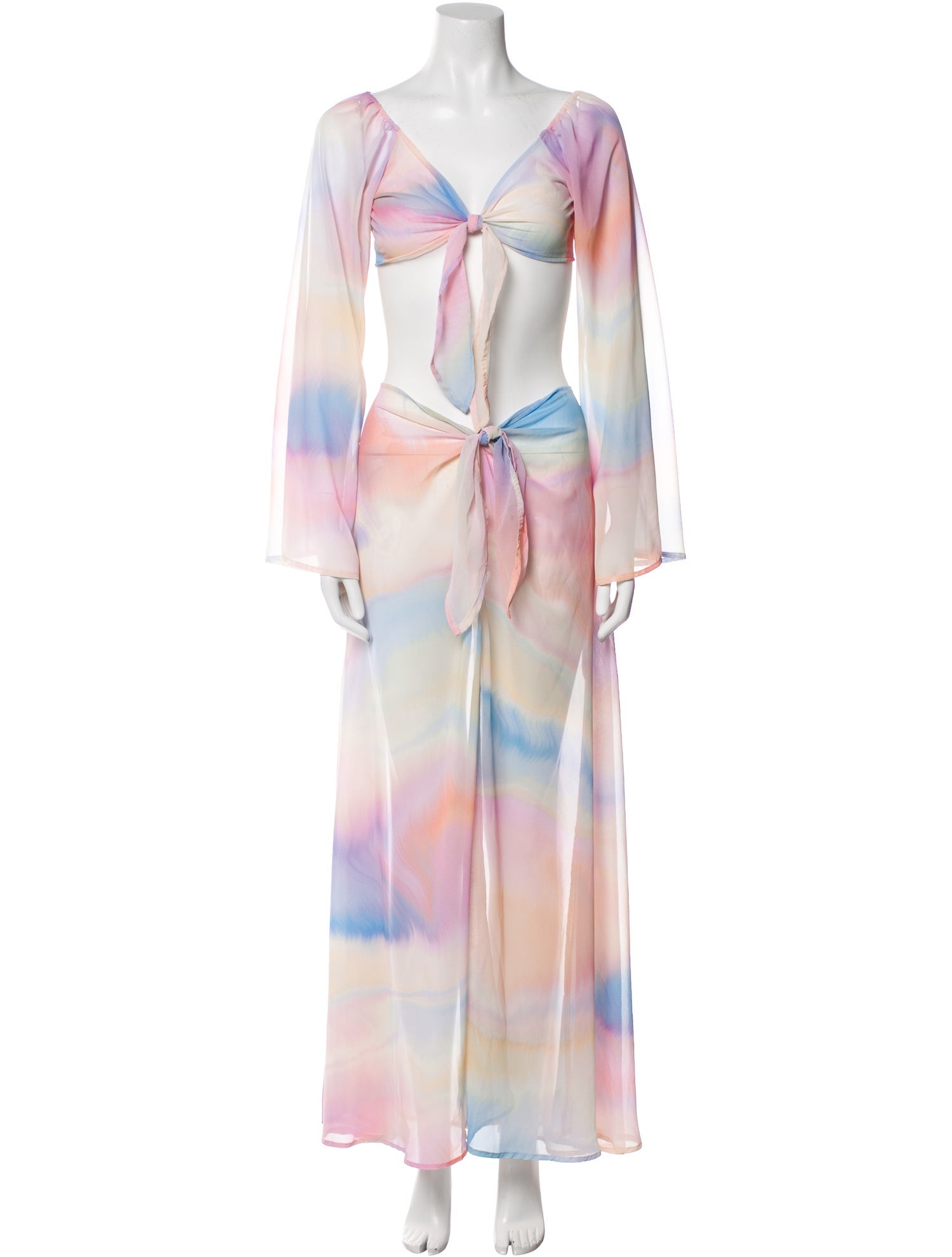 Bananhot Tie-Dye Print Cover-Up w/ Tags