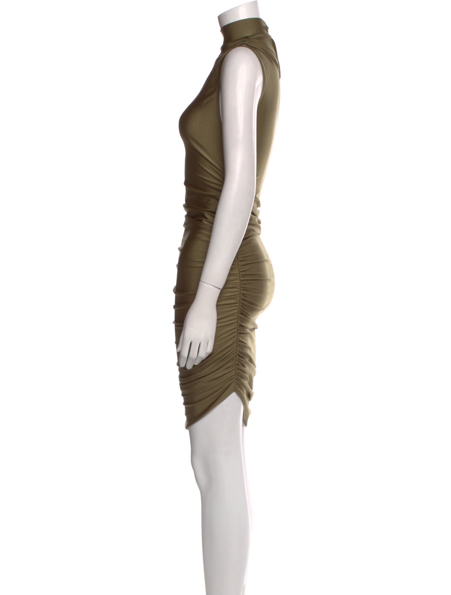 Bananhot Mock Neck Mini Dress