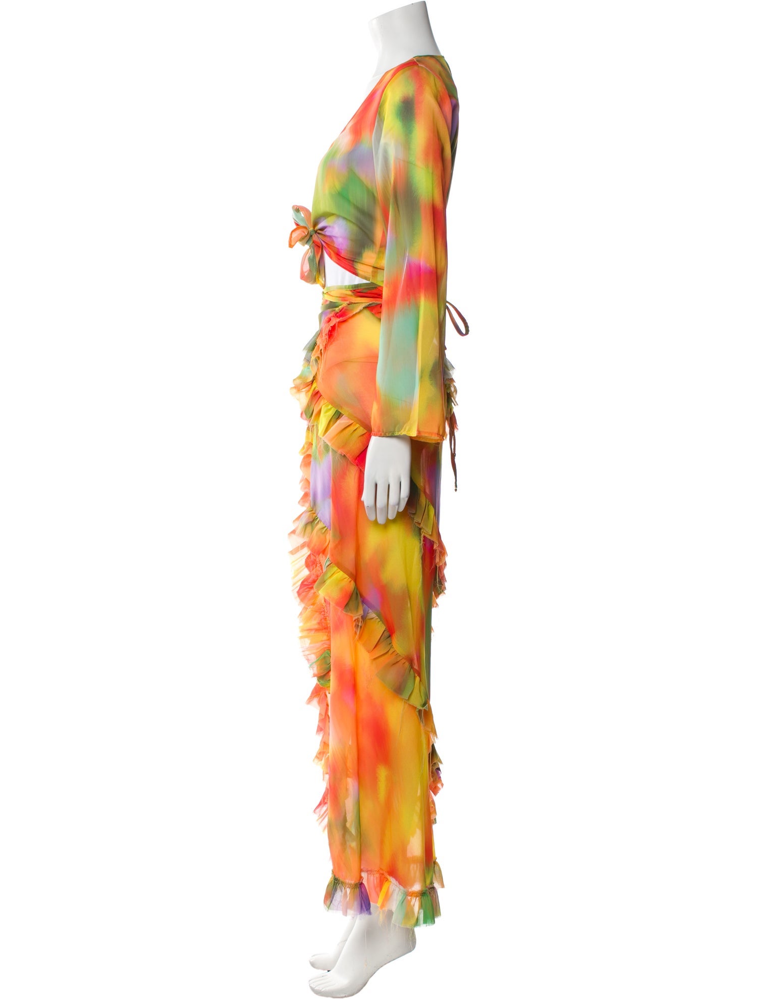Bananhot Tie-Dye Print Skirt Set