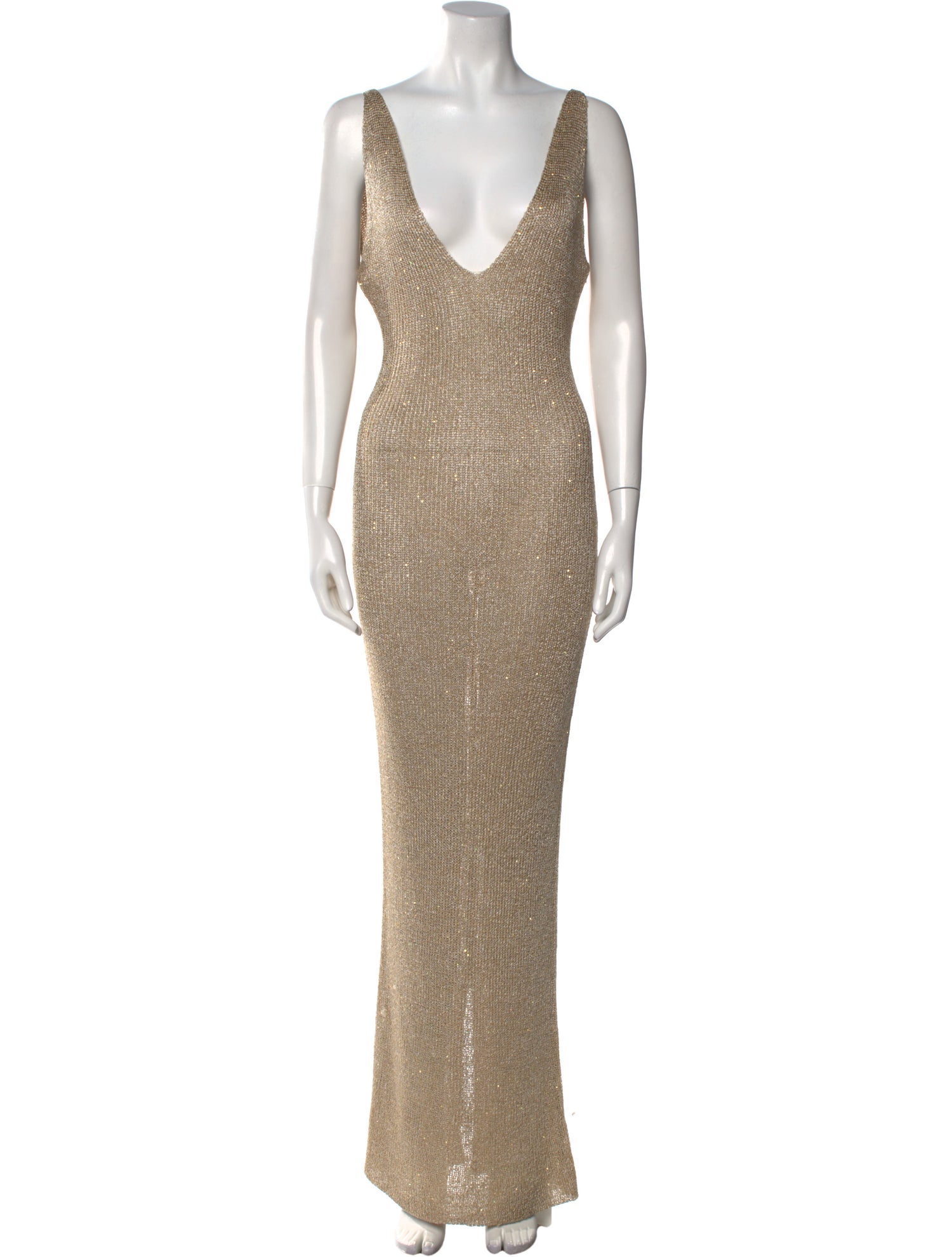 Bananhot Plunge Neckline Long Dress w/ Tags