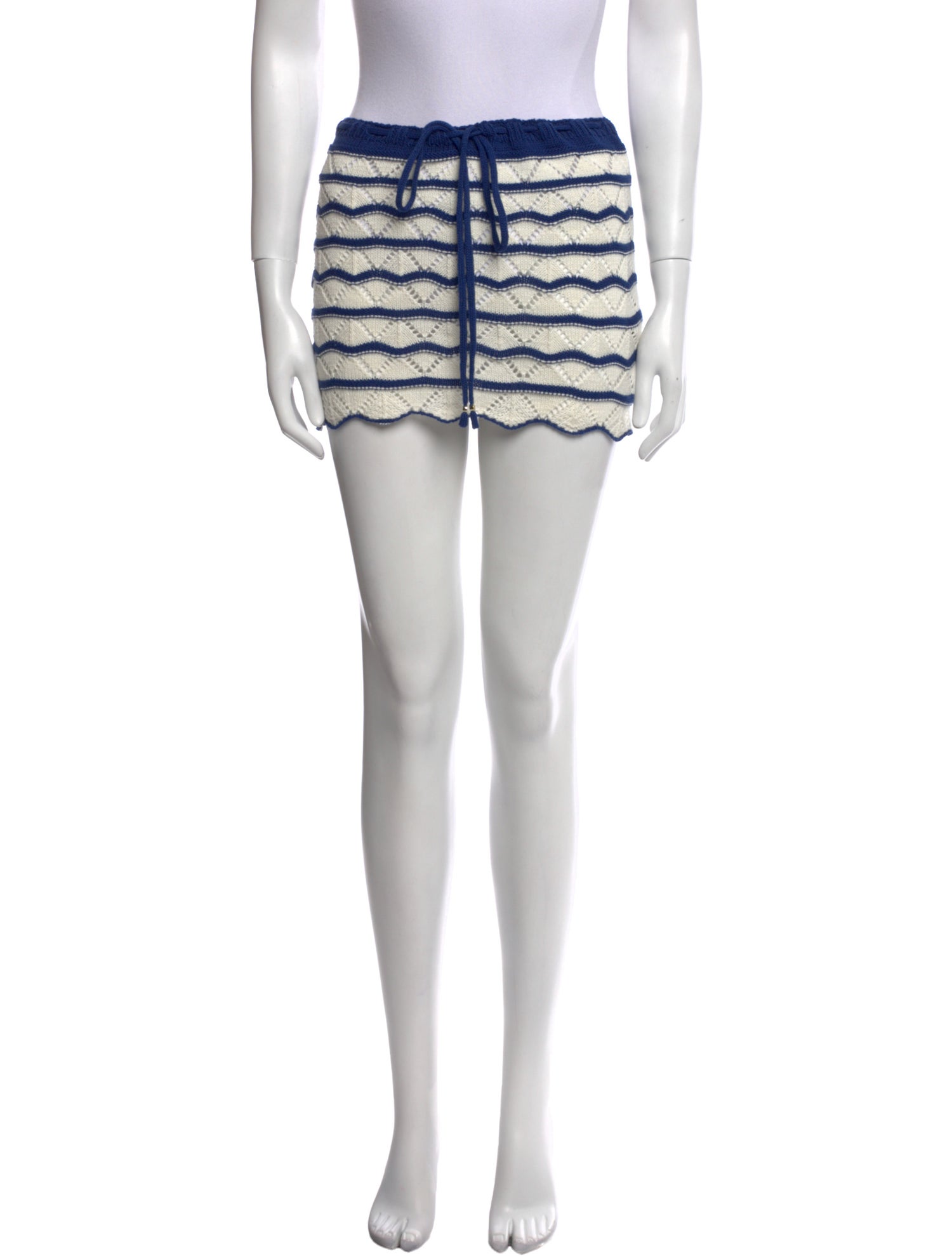 Bananhot Striped Mini Skirt