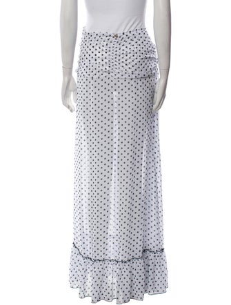Bananhot Polka Dot Print Long Skirt