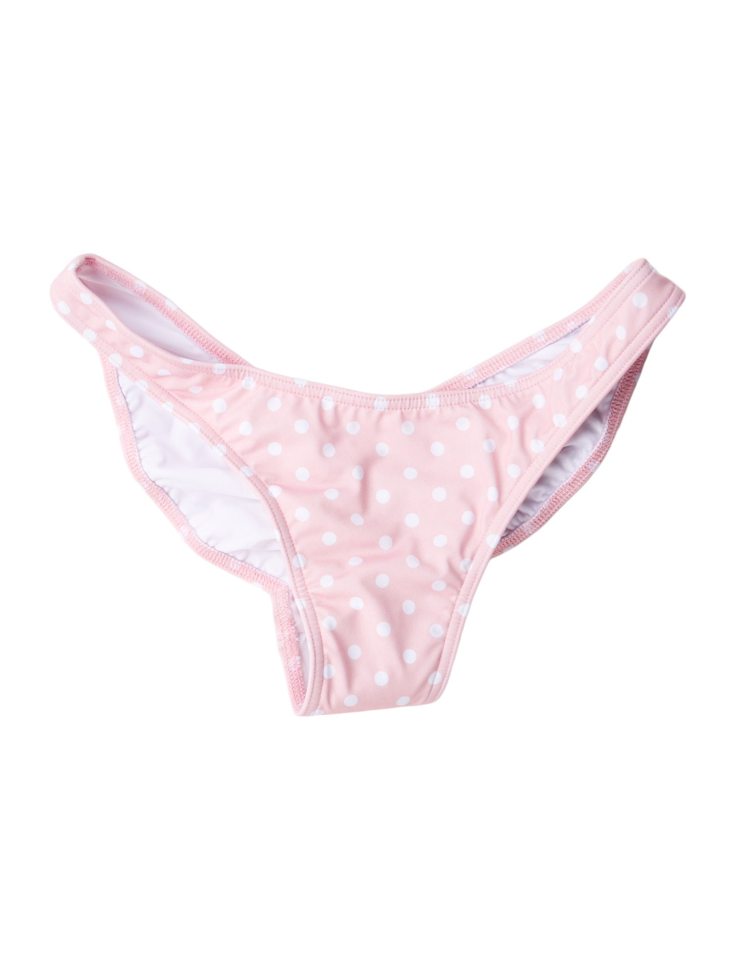 Bananhot Polka Dot Print Ruffle Embellishment Bottoms w/ Tags