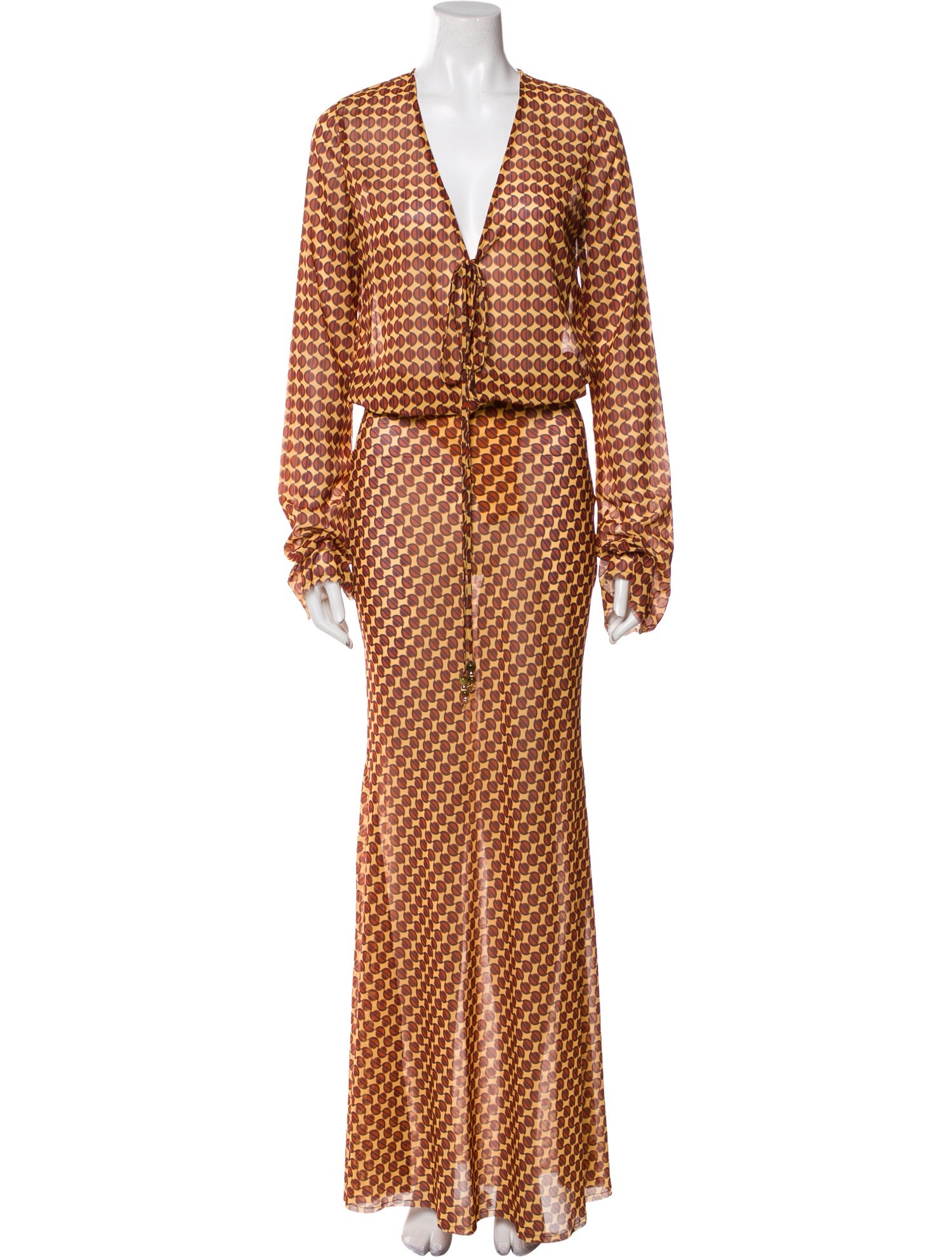 Bananhot Printed Long Dress