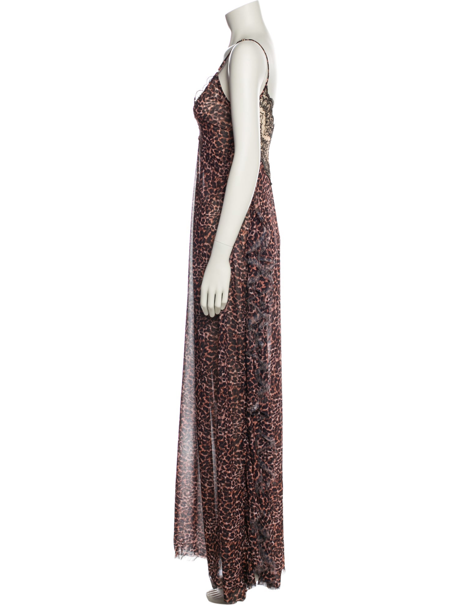 Bananhot Animal Print Long Dress