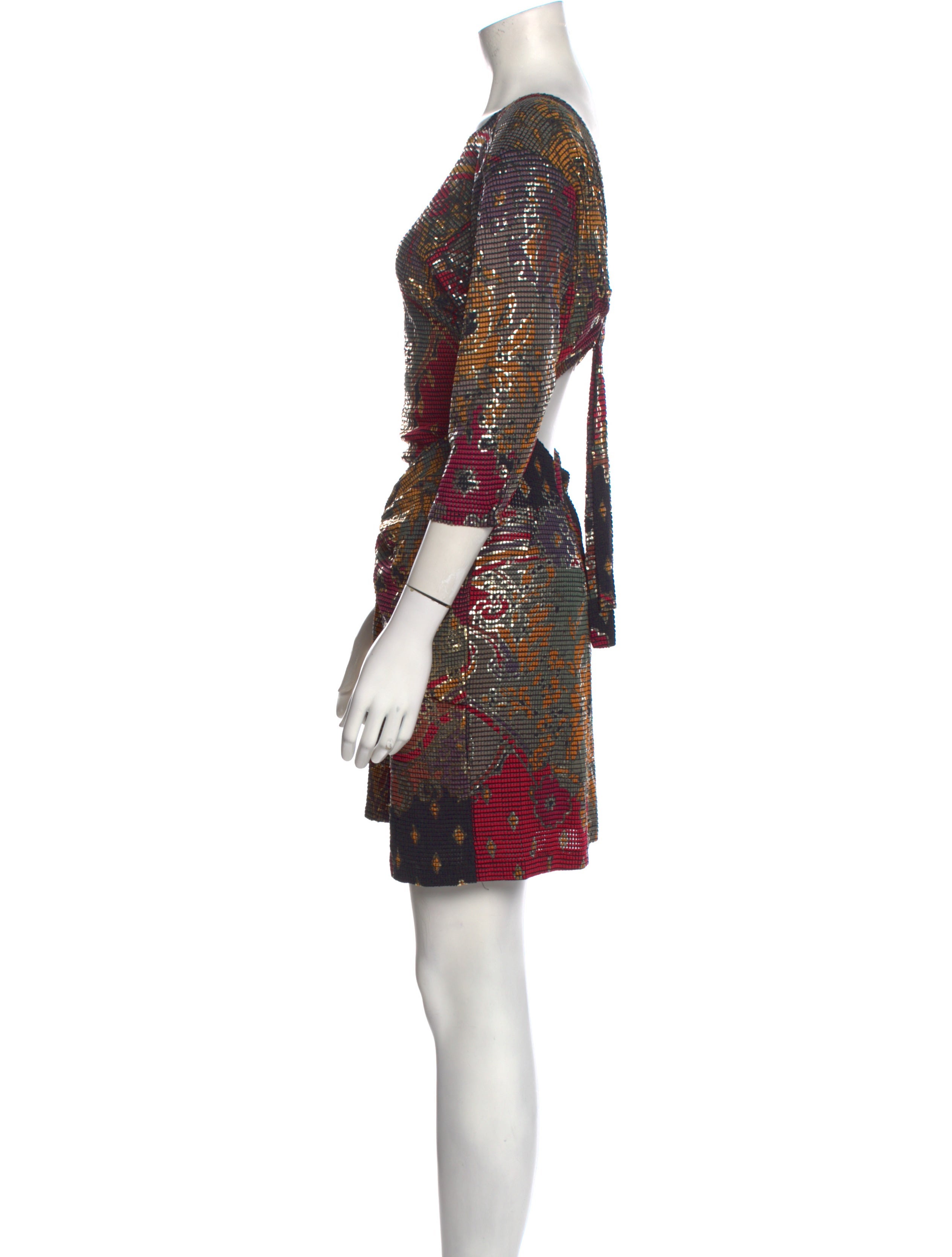 Janine Vintage Mini Dress