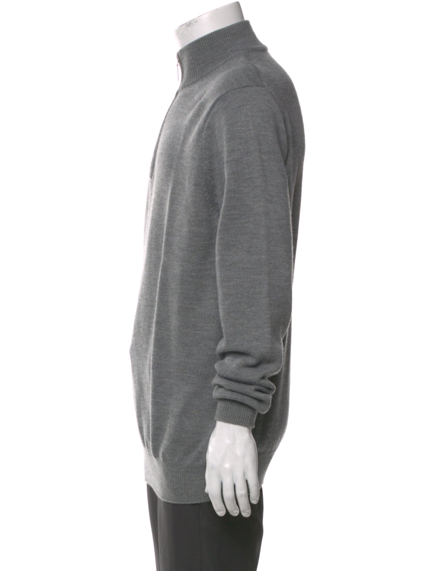 Jeremy Argyle Merino Wool Turtleneck Polo Sweater