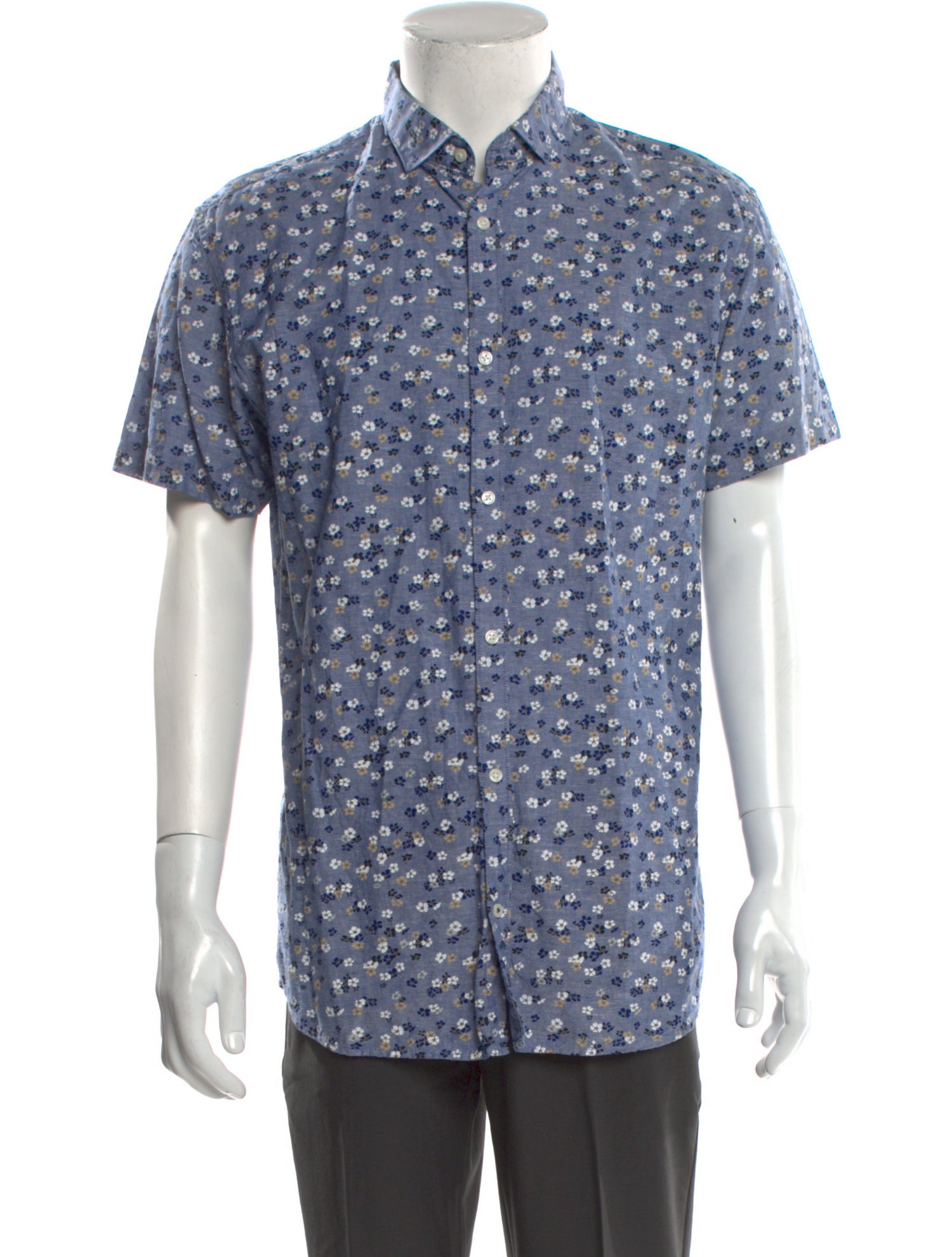 Jack & Jones Floral Print Short Sleeve Shirt