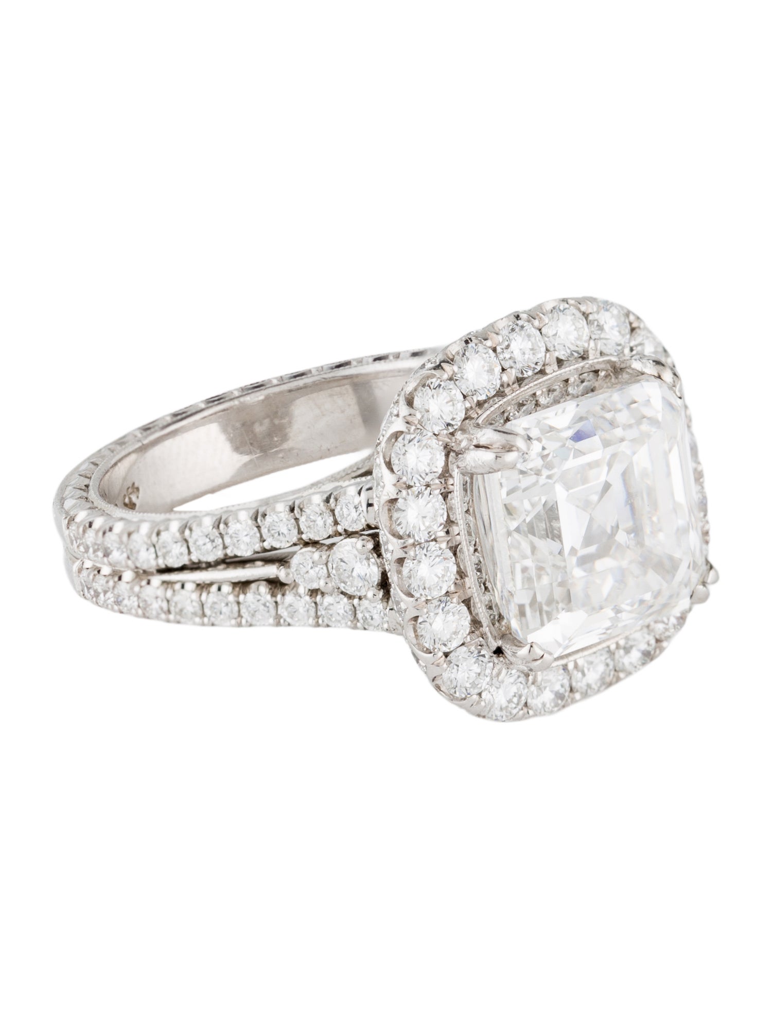 Jack Kelége Platinum Lab-Grown Diamond Engagement Ring