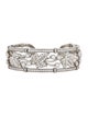 Jack Kelége Platinum 9.25ctw Diamond Open Cuff Bracelet