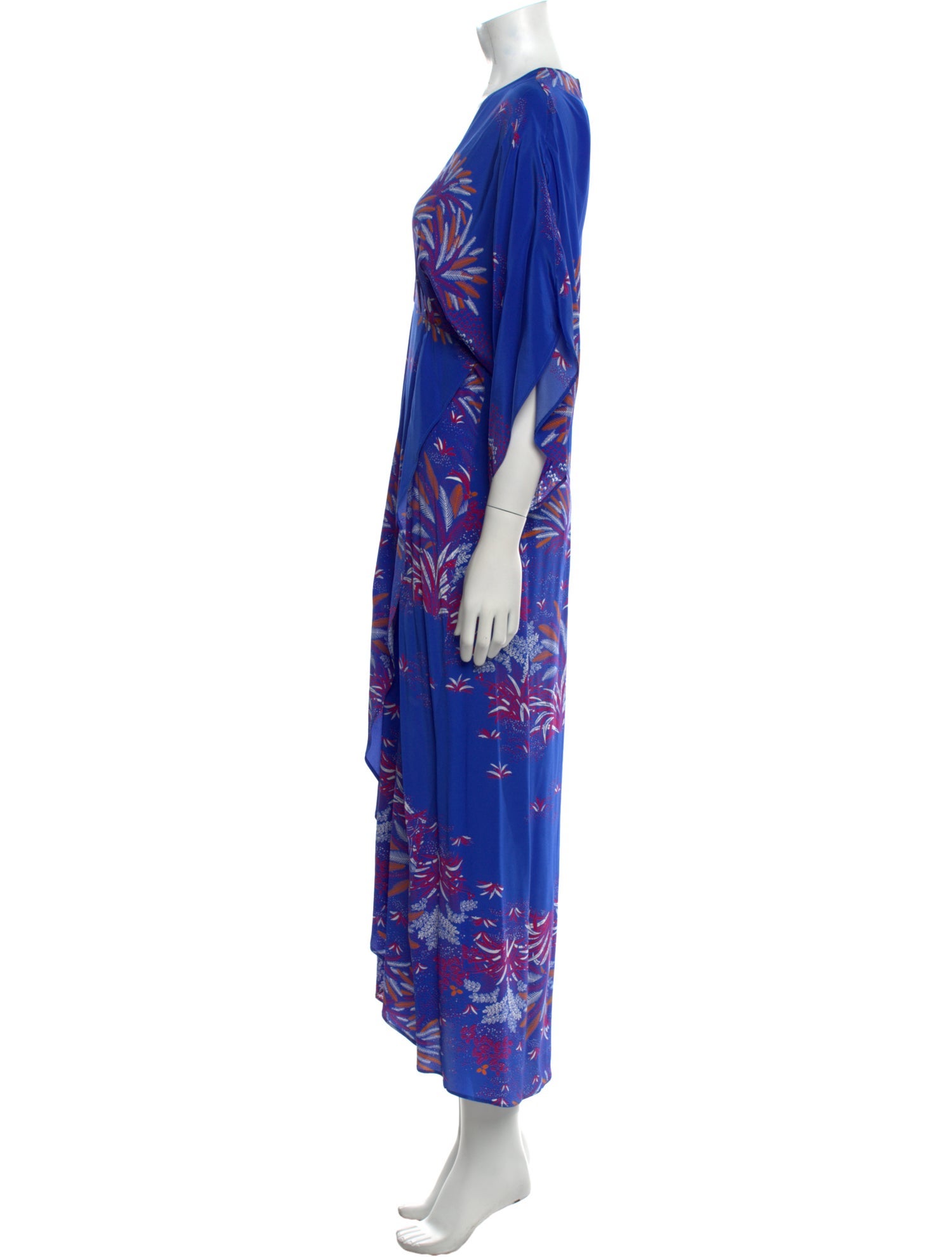 Jaline Silk Long Dress