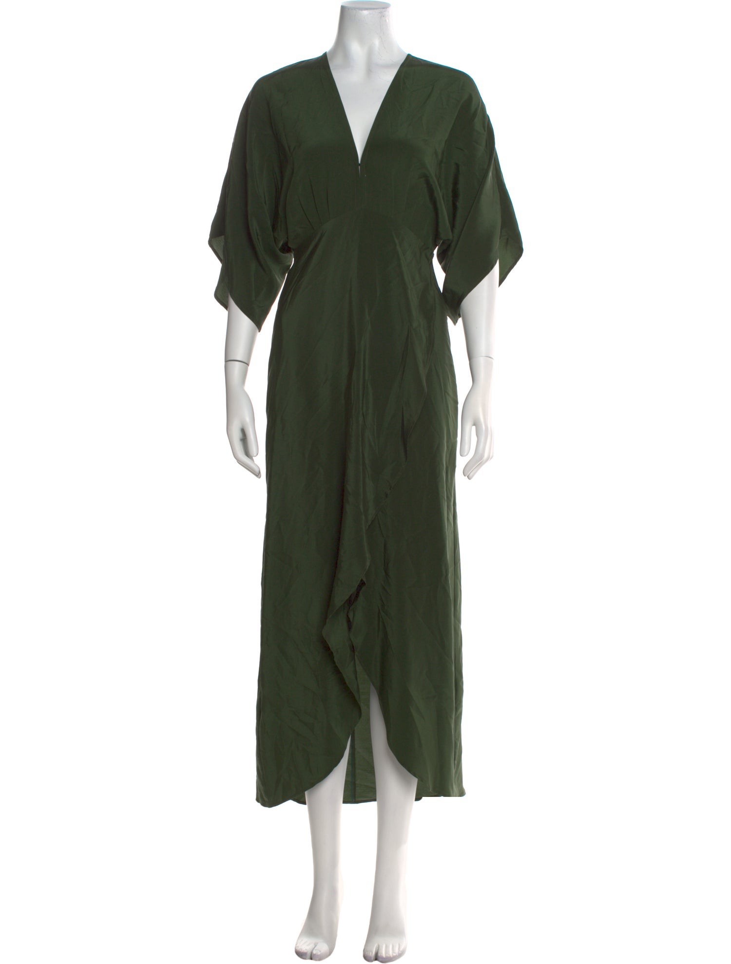 Jaline Silk Long Dress