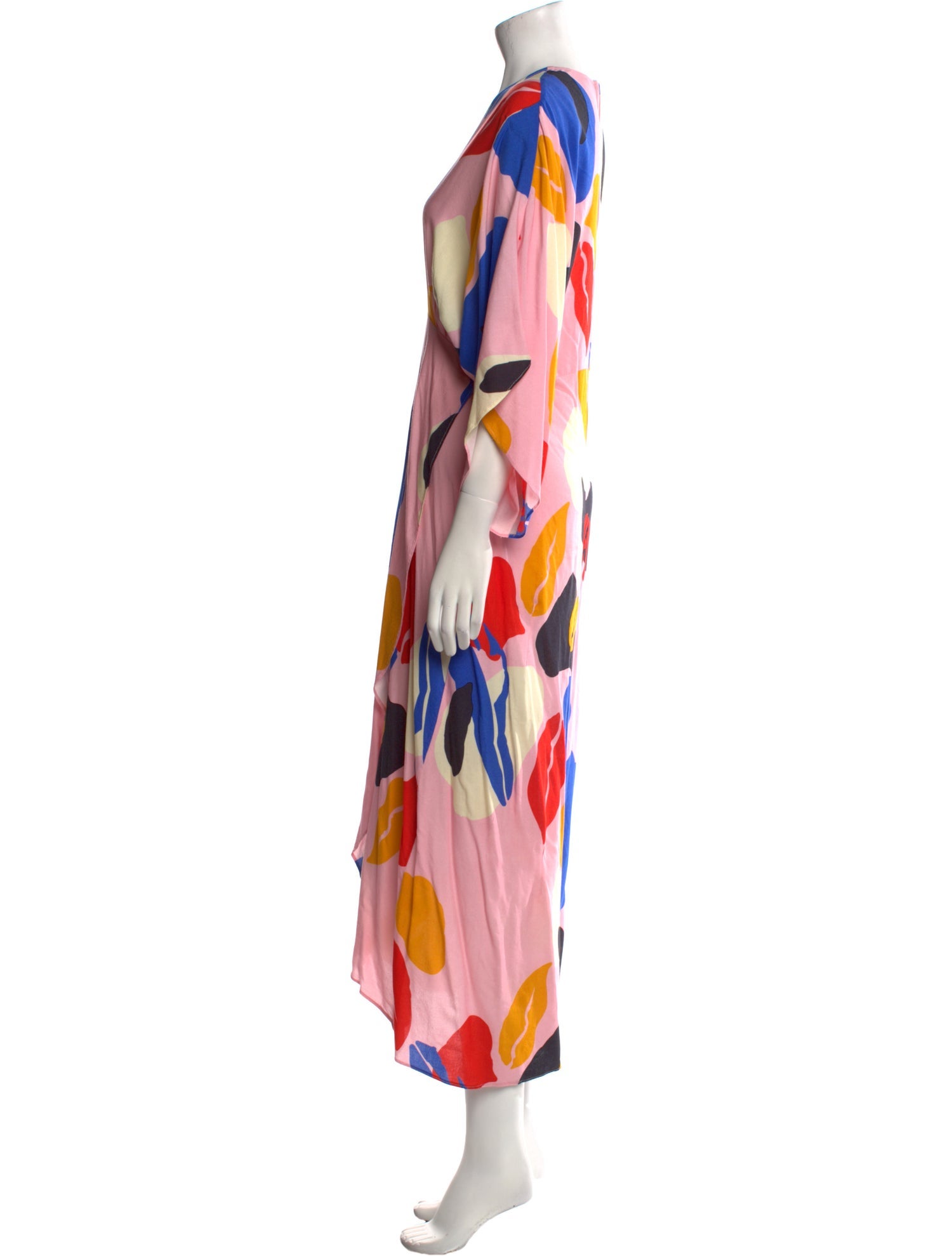 Jaline Printed Long Dress