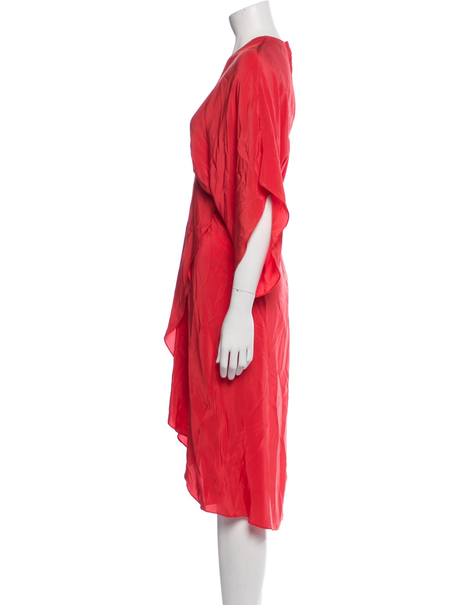 Jaline Silk Midi Length Dress