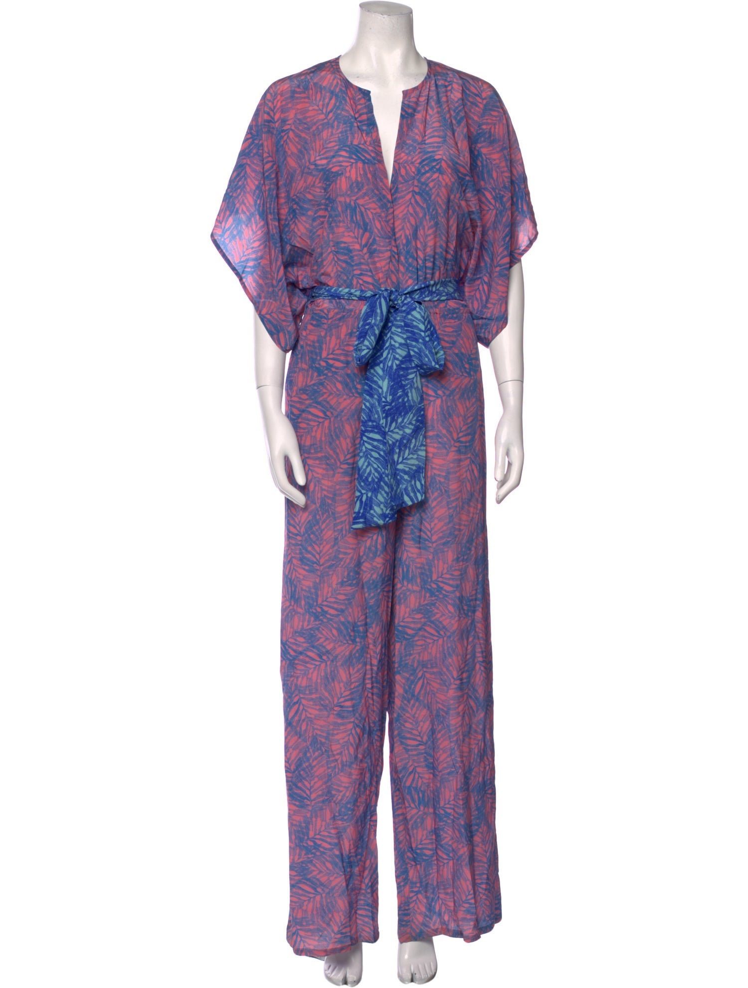 Jaline Silk Printed Jumpsuit