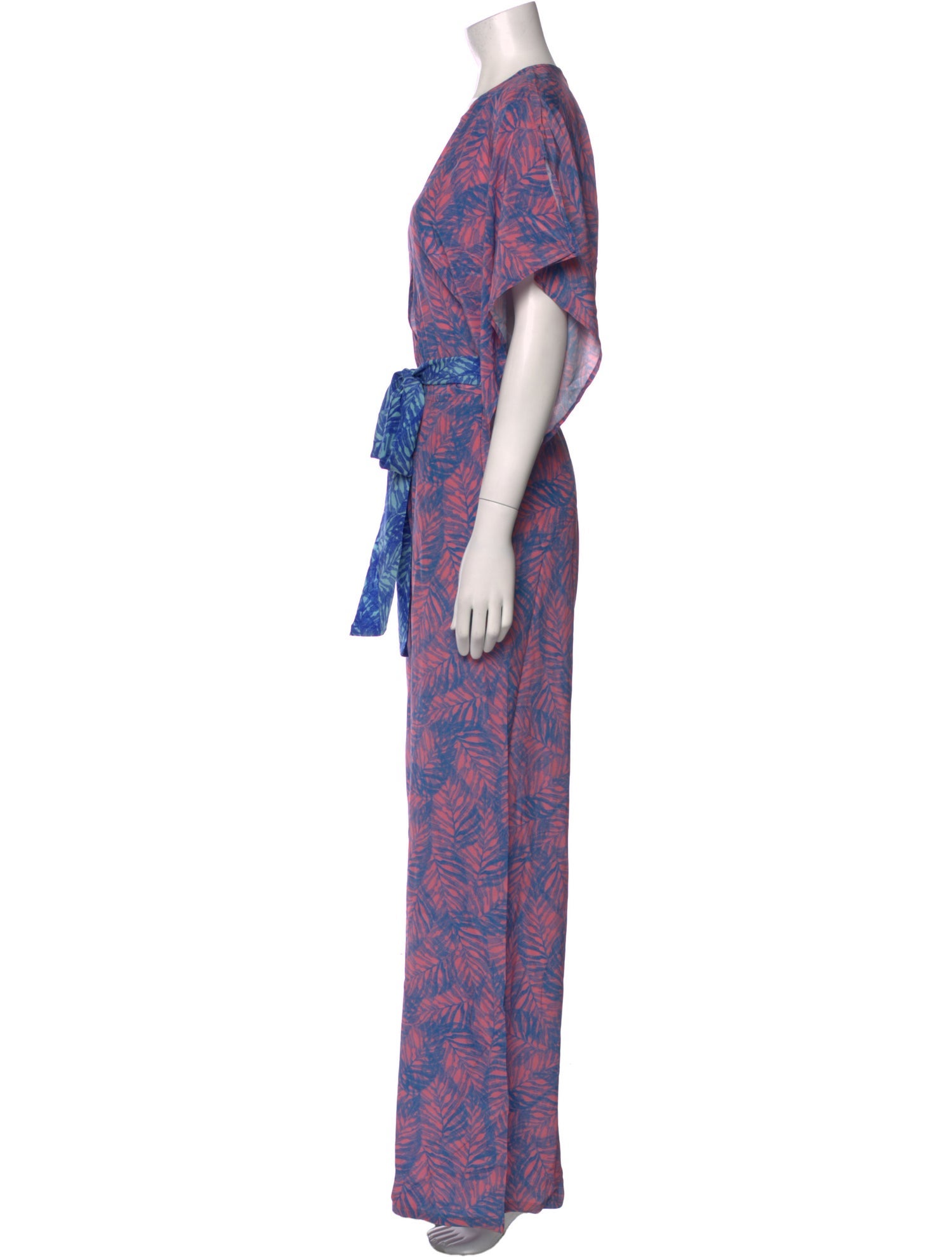 Jaline Silk Printed Jumpsuit