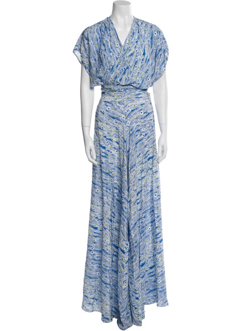 Jaline Silk Printed Pant Set