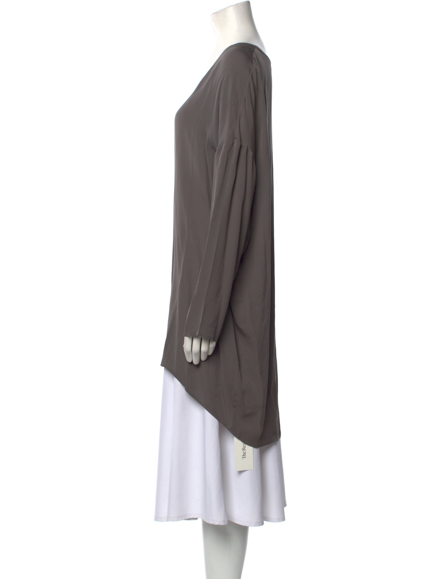 JARLO Silk V-Neck Tunic