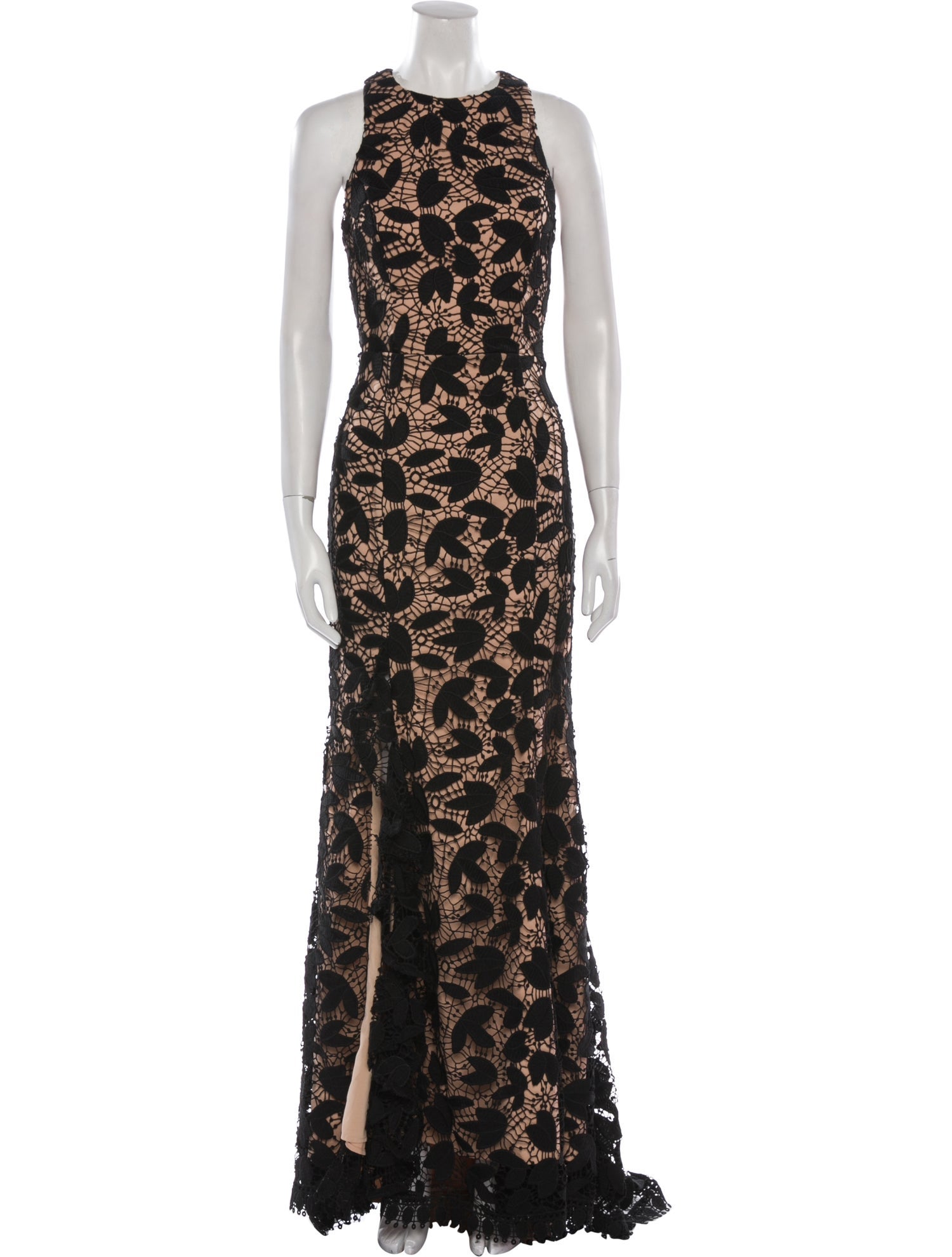 JARLO Lace Pattern Long Dress