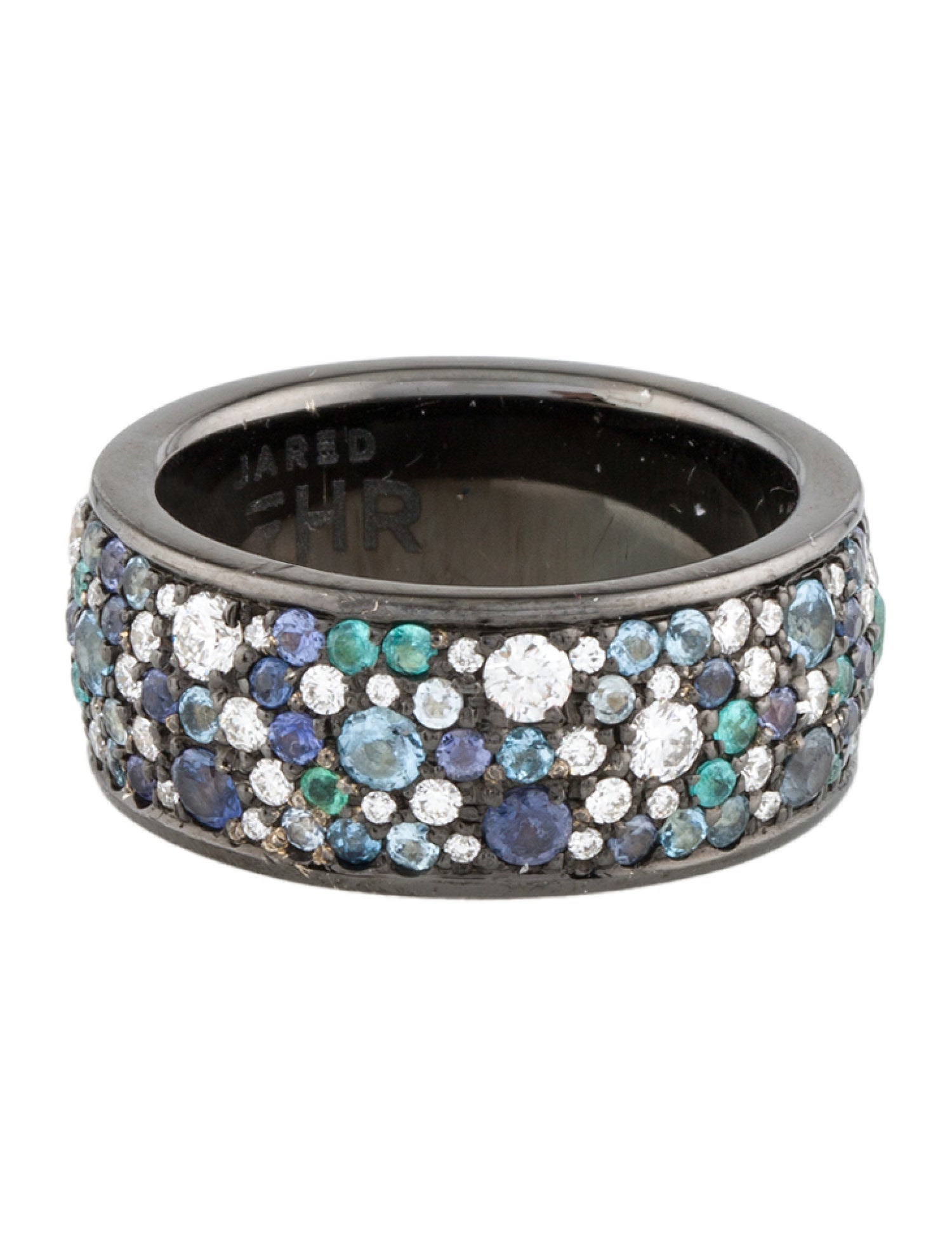 Jared Lehr 18K Multistone & Diamond Band