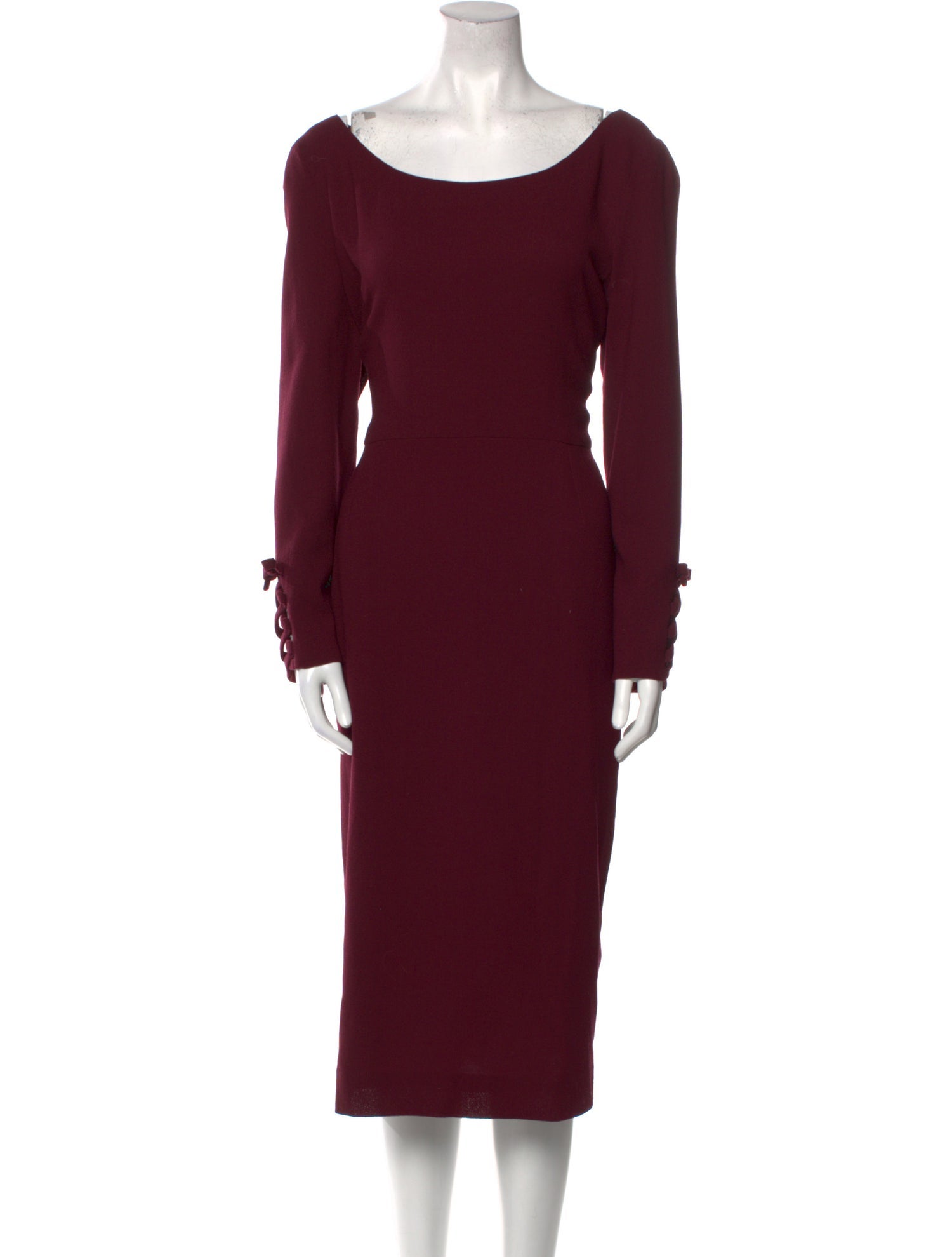 Jane Scoop Neck Midi Length Dress