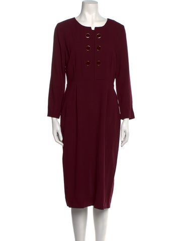 Jane Dresses Scoop Neck Midi Length Dress US 8 | M