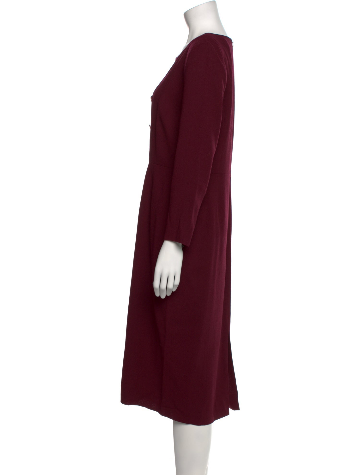 Jane Scoop Neck Midi Length Dress