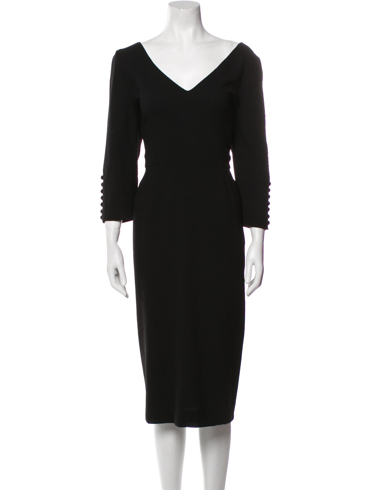 Jane Wool Midi Length Dress