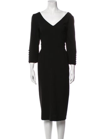 Jane Wool Midi Length Dress