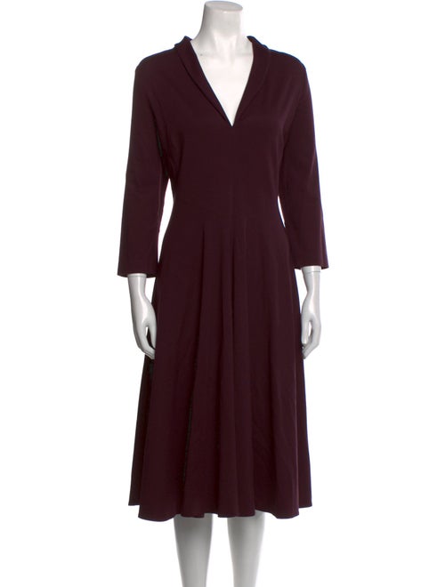 Jane V-Neck Midi Length Dress