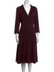 Jane V-Neck Midi Length Dress