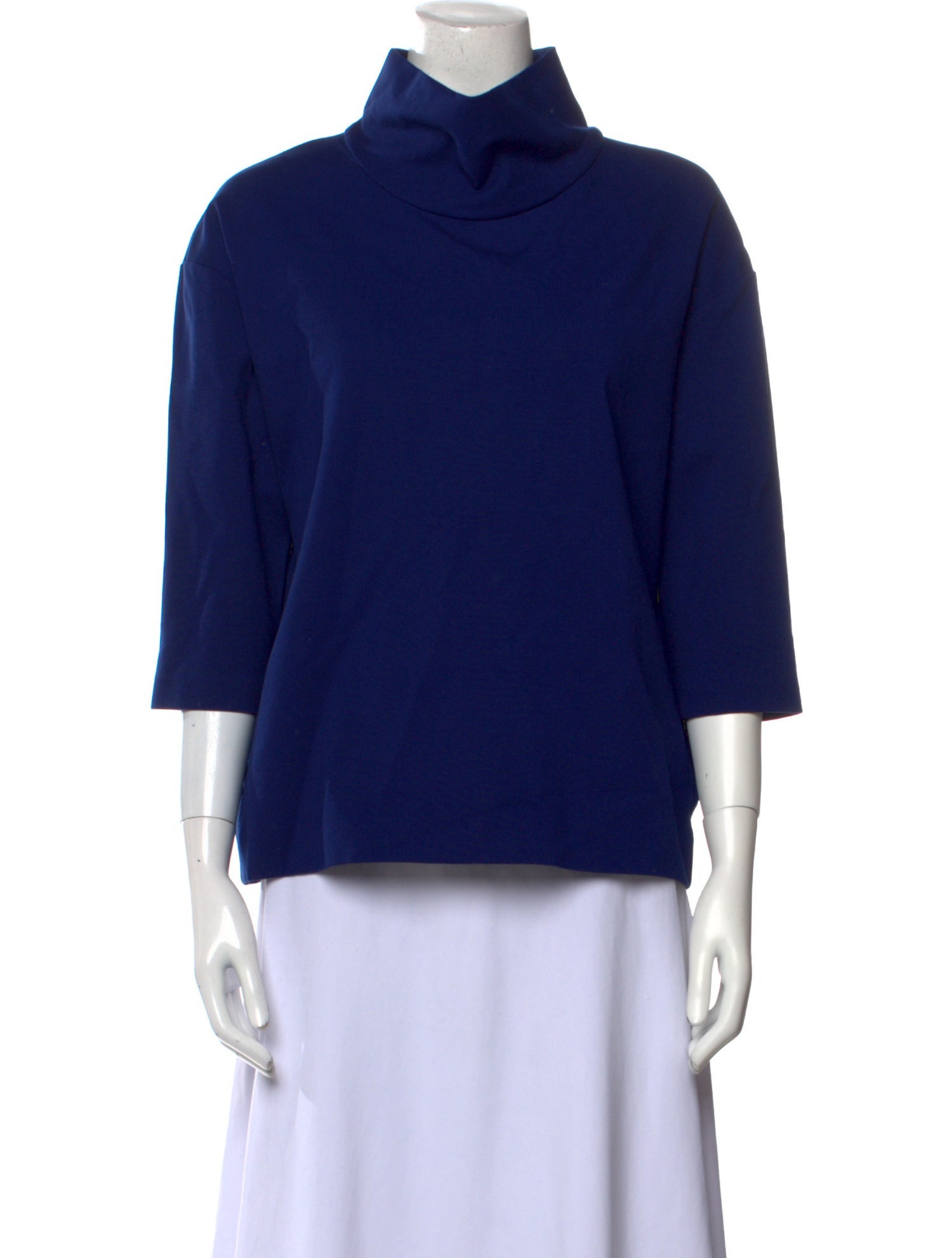 Jane Cowl Neck Three-Quarter Sleeve Top