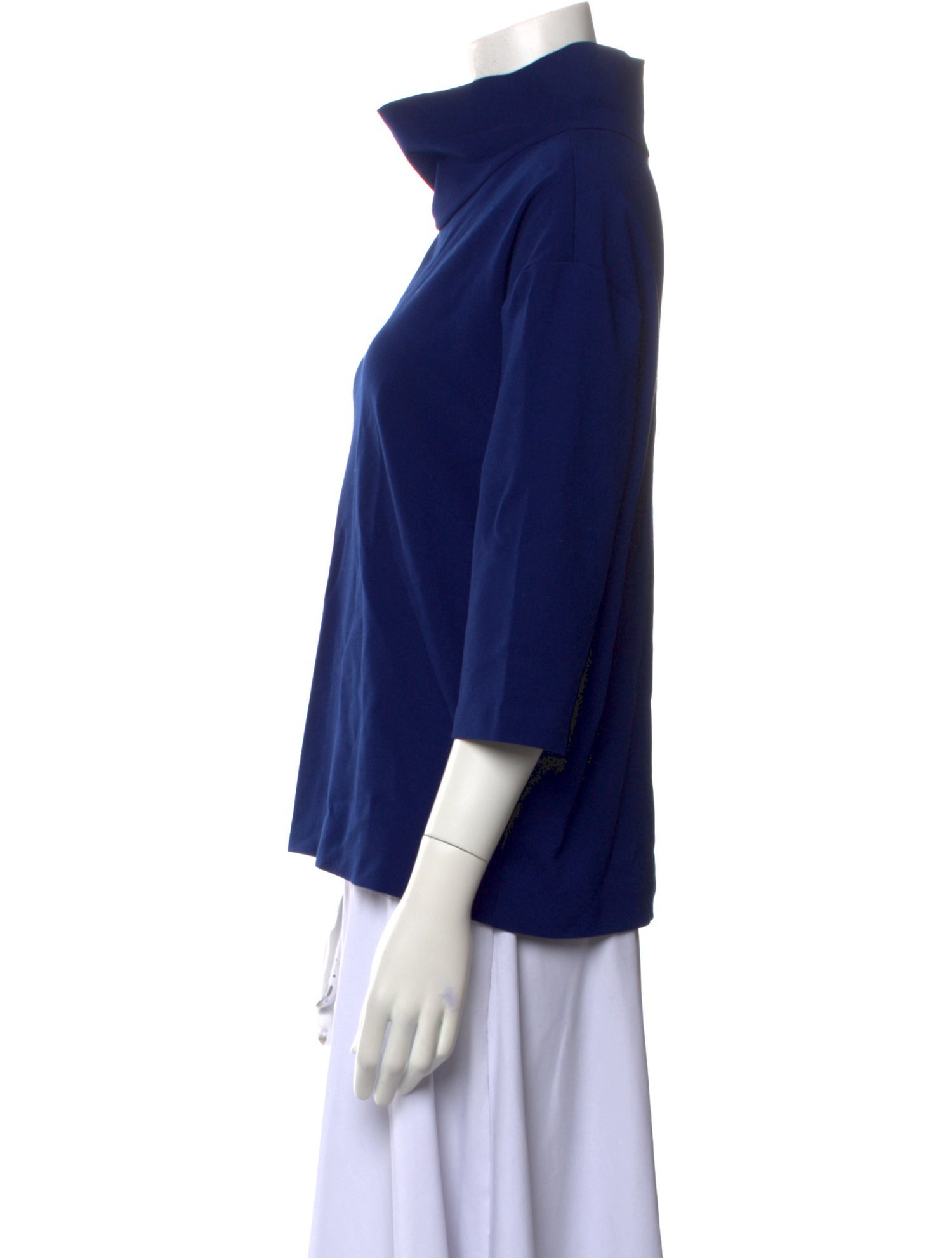 Jane Cowl Neck Three-Quarter Sleeve Top