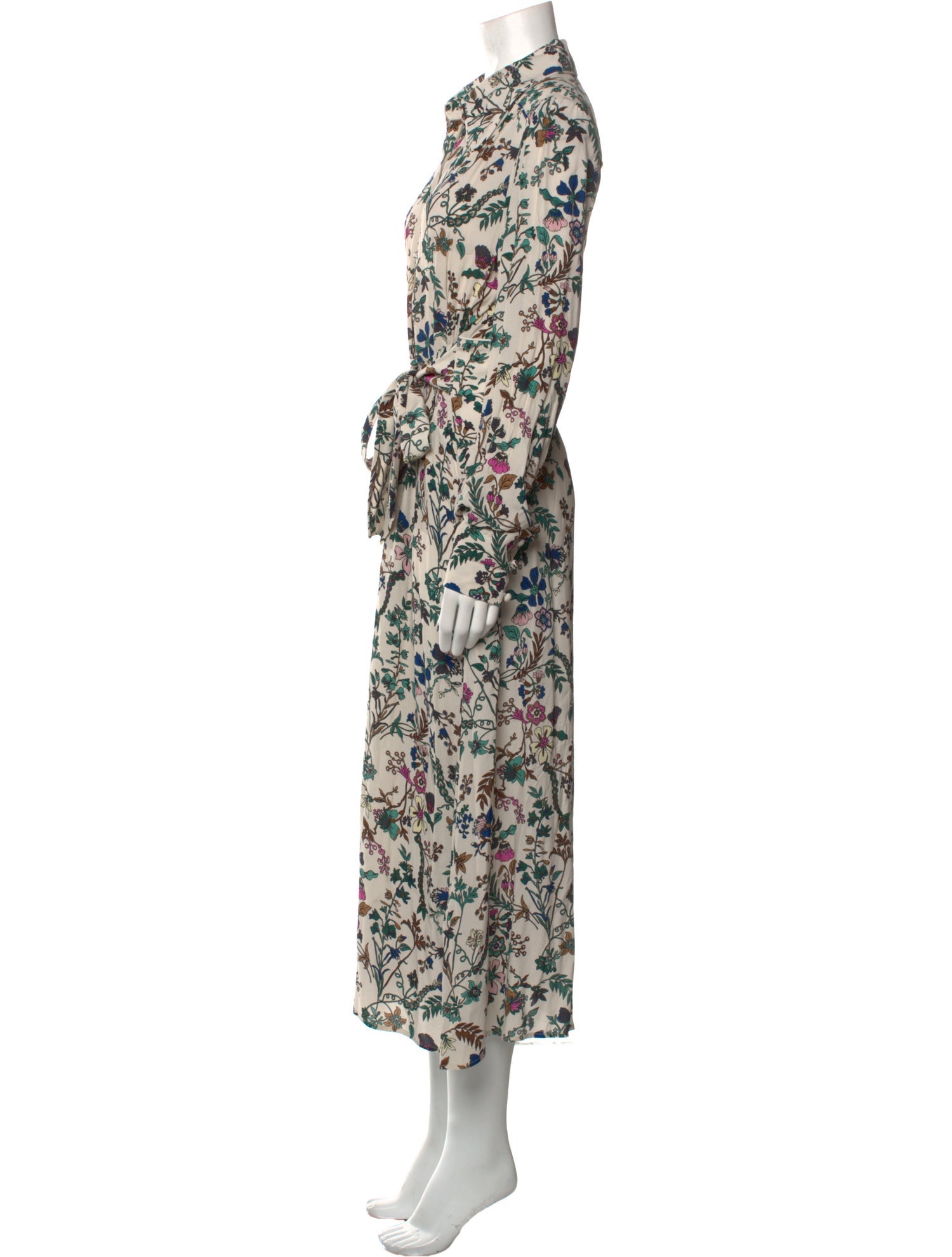 Jane Floral Print Long Dress
