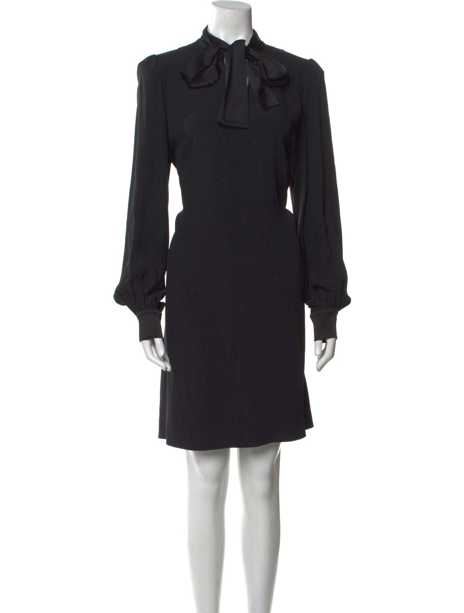 Jane Mock Neck Knee-Length Dress