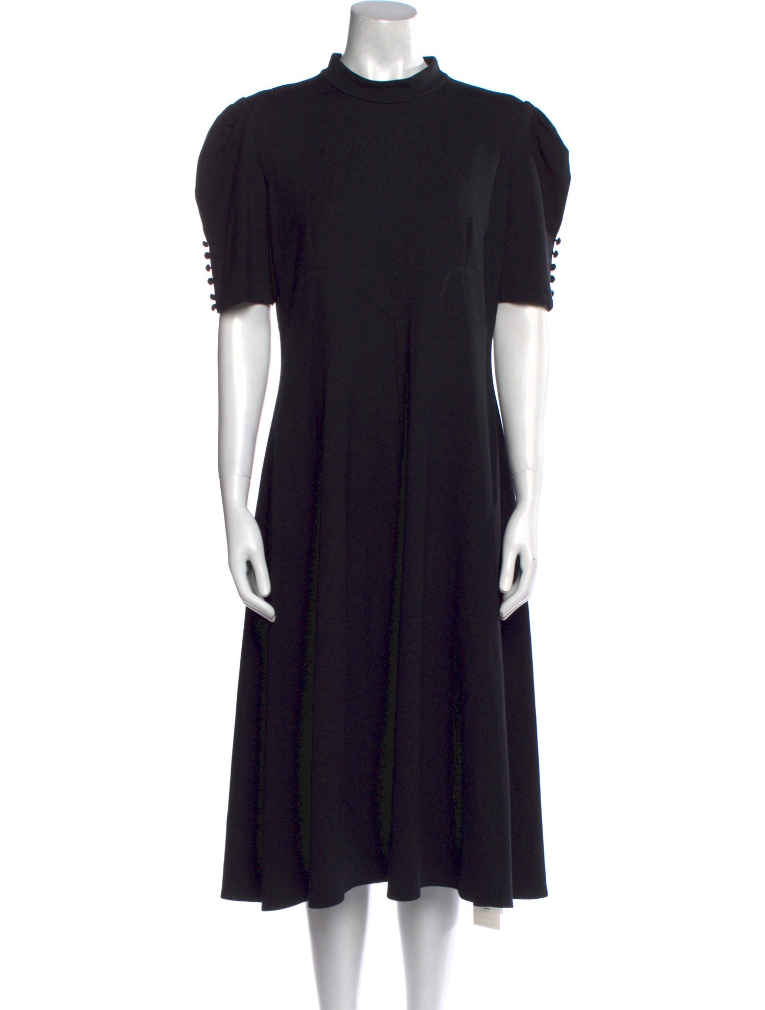 Jane Mock Neck Midi Length Dress