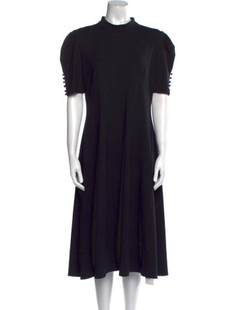 Jane Mock Neck Midi Length Dress