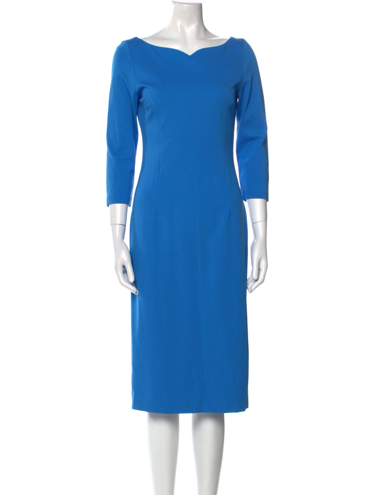 Jane Bateau Neckline Midi Length Dress w/ Tags