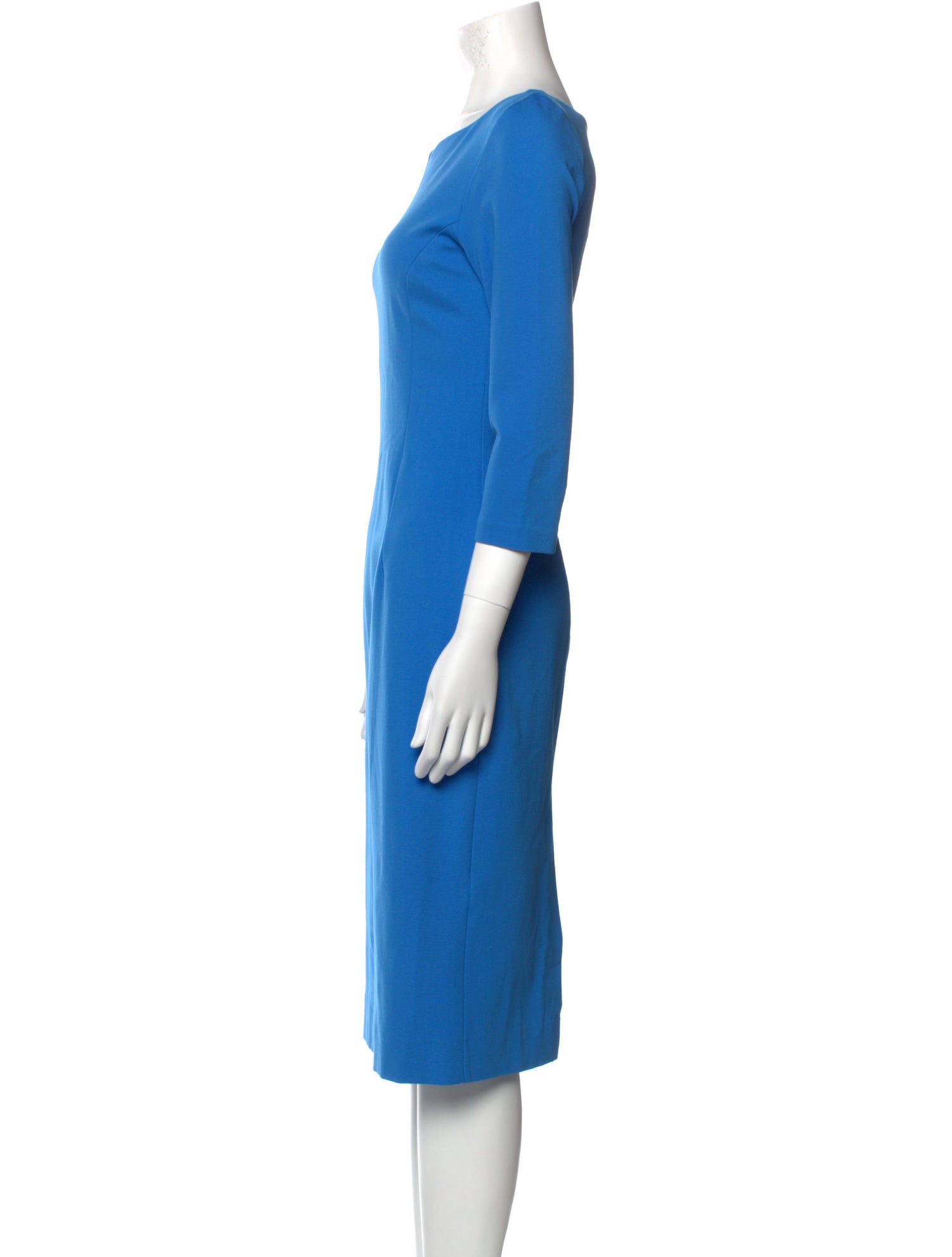 Jane Bateau Neckline Midi Length Dress w/ Tags
