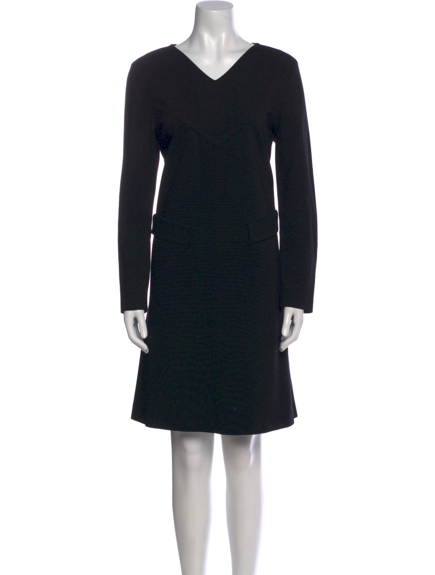 Jane V-Neck Knee-Length Dress