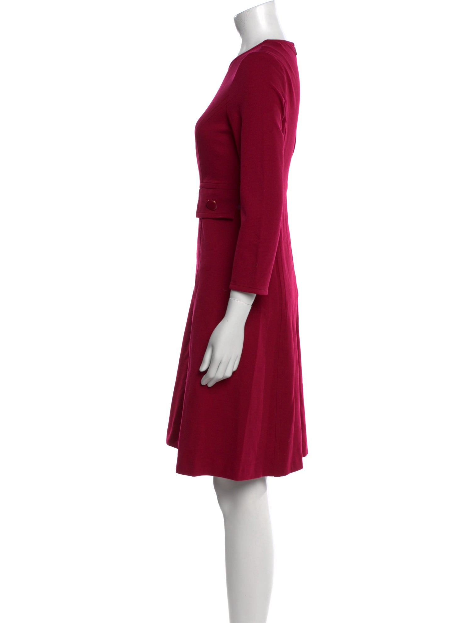 Jane Crew Neck Knee-Length Dress