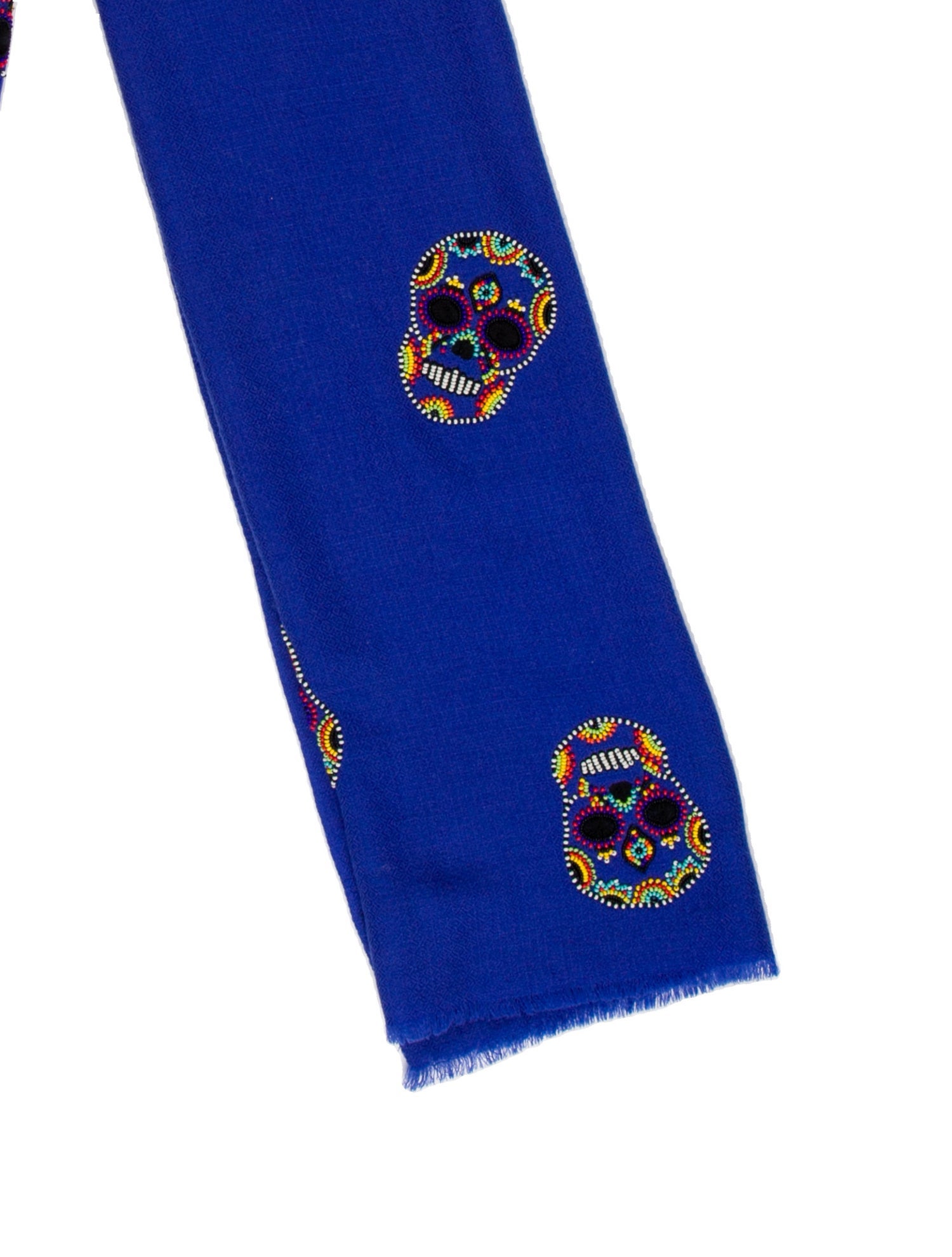 Janavi Merino Wool Floral Print Scarf