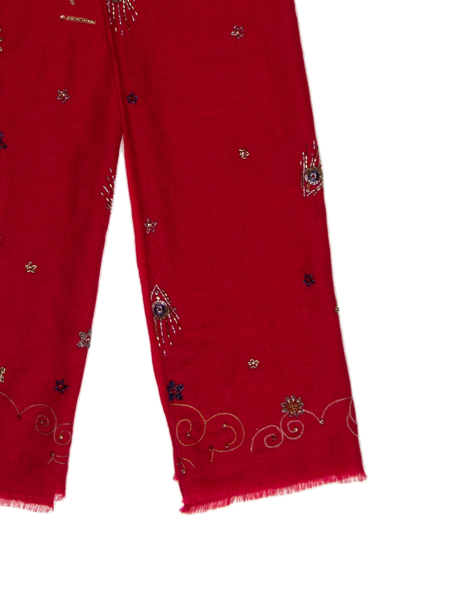 Janavi Cashmere Printed Scarf w/ Tags