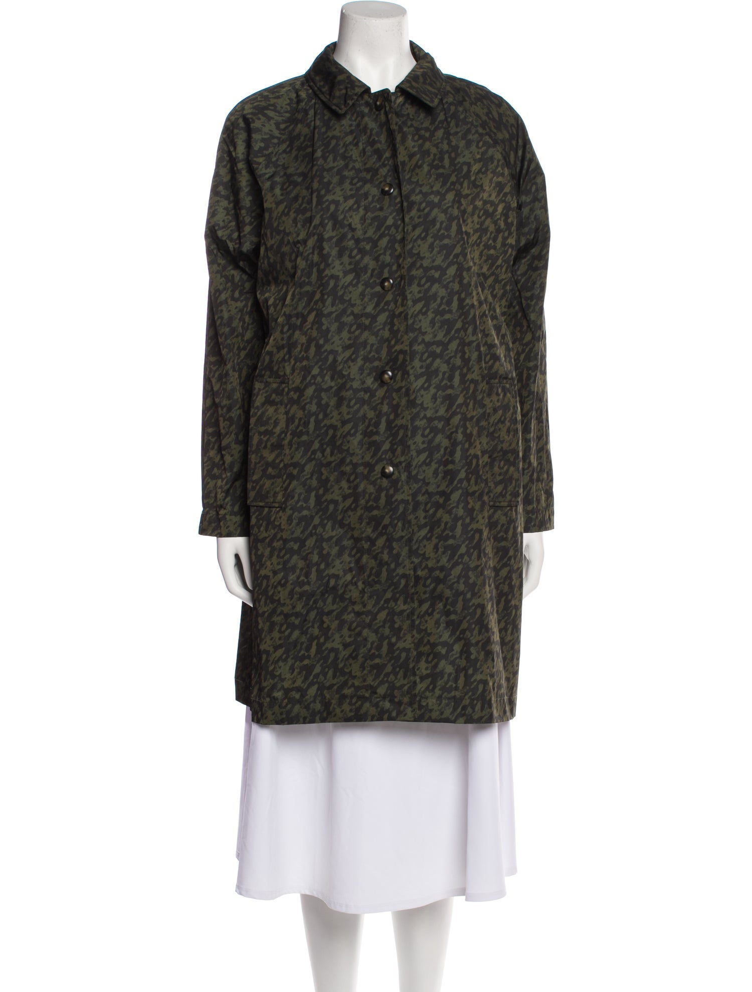 Jane Post Printed Coat