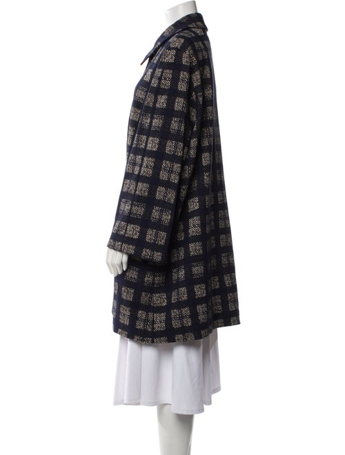 Jane Post Plaid Print Coat