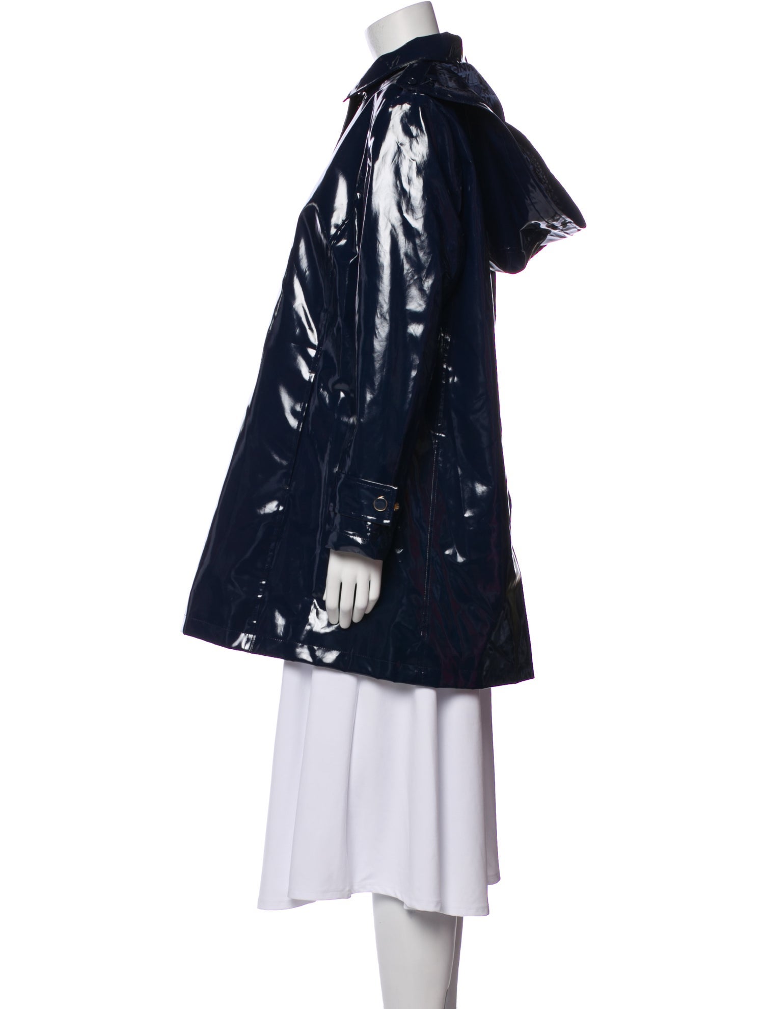 Jane Post Printed Trench Coat w/ Tags