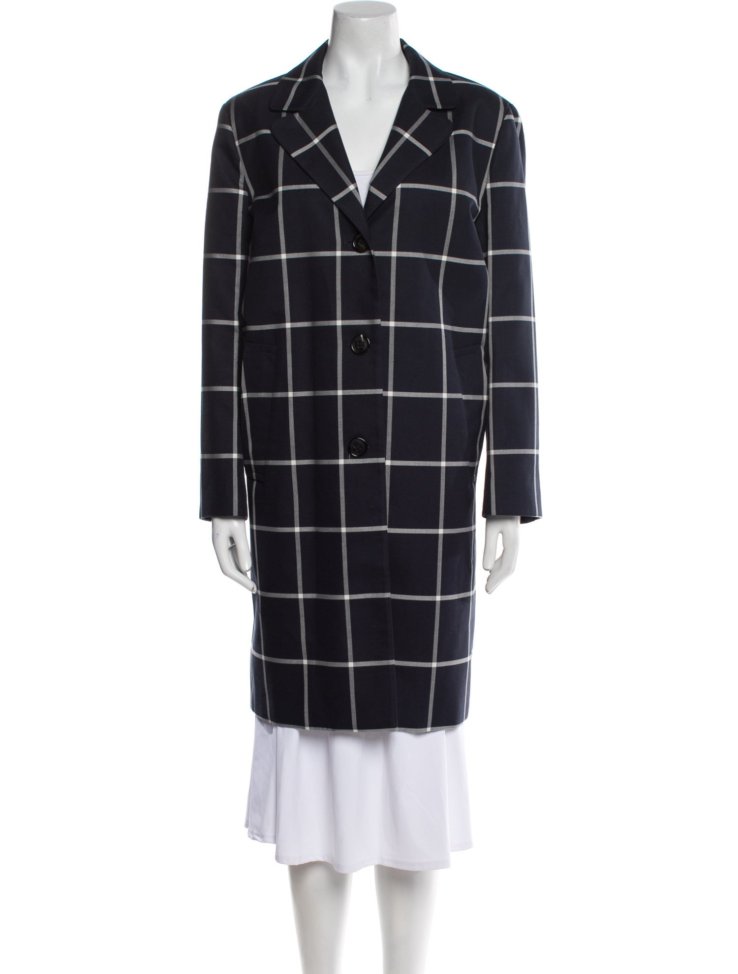 Jane Post Plaid Print Blazer