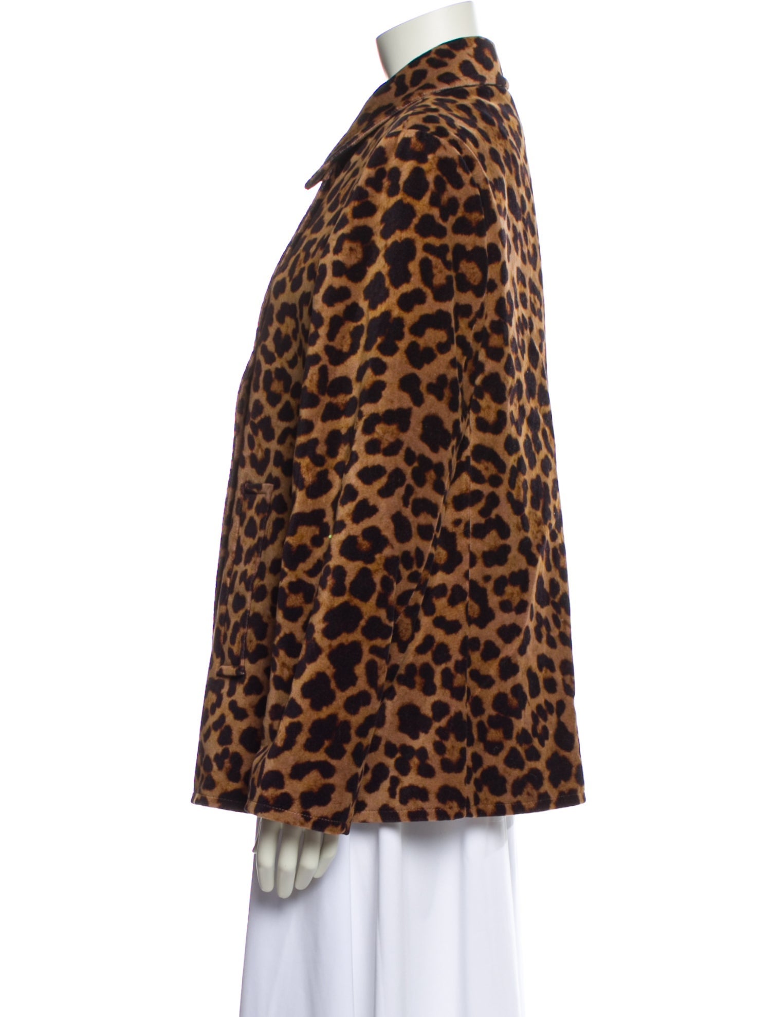 Jane Post Animal Print Blazer