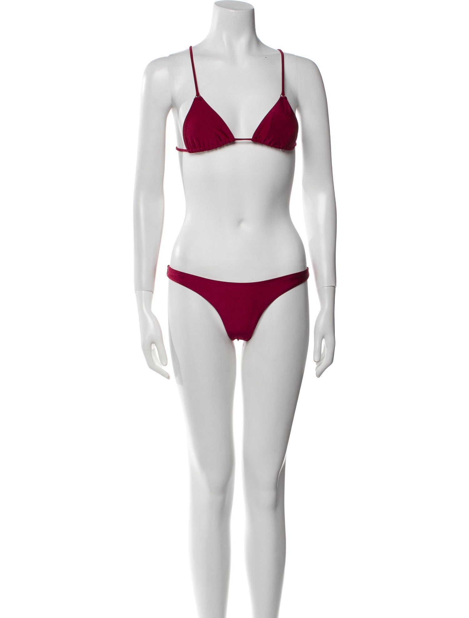 Janthee Pleated Accents Bikini w/ Tags