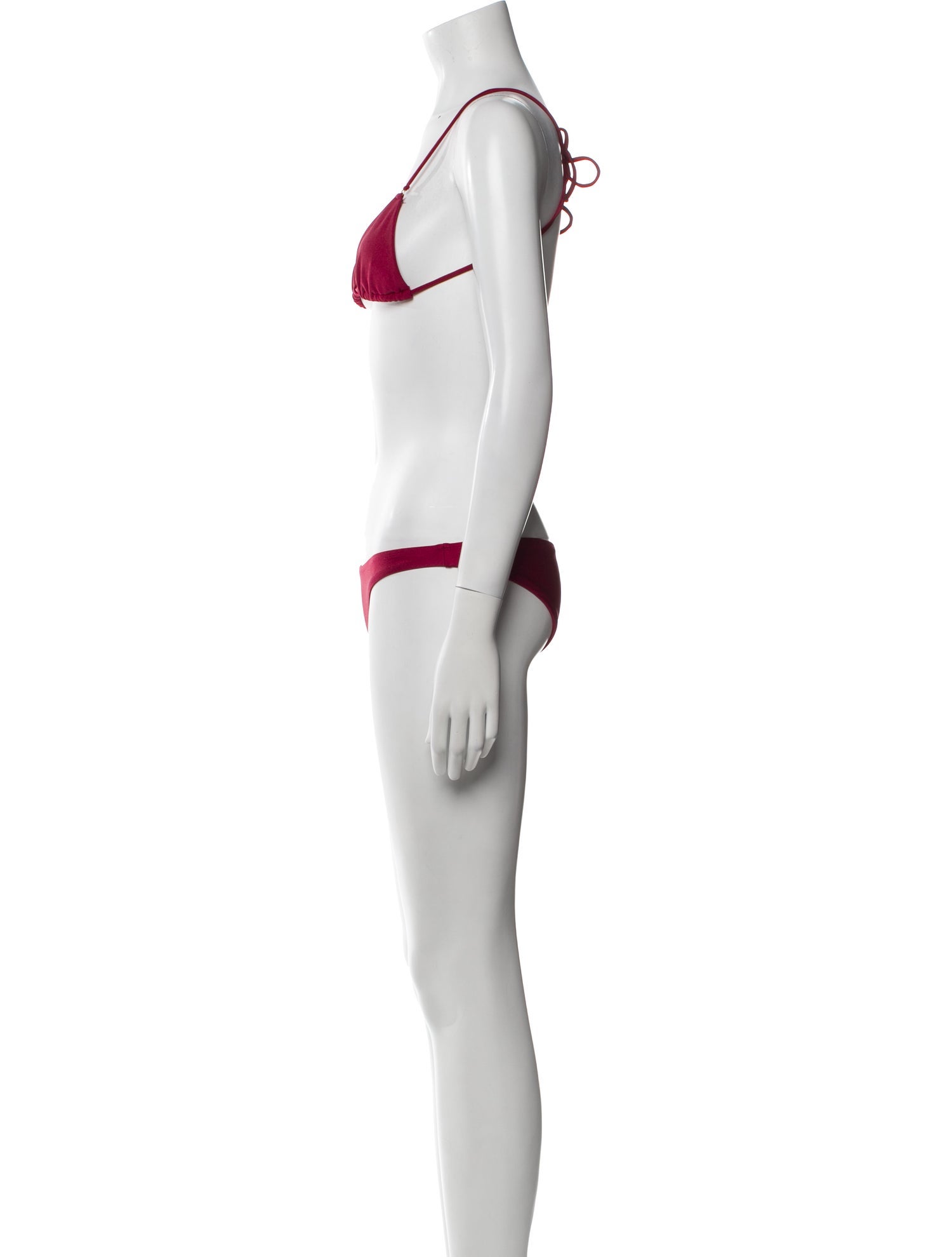 Janthee Pleated Accents Bikini w/ Tags